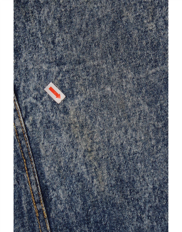 VINTAGE Jupe en jean femme W32 Grand Bleu