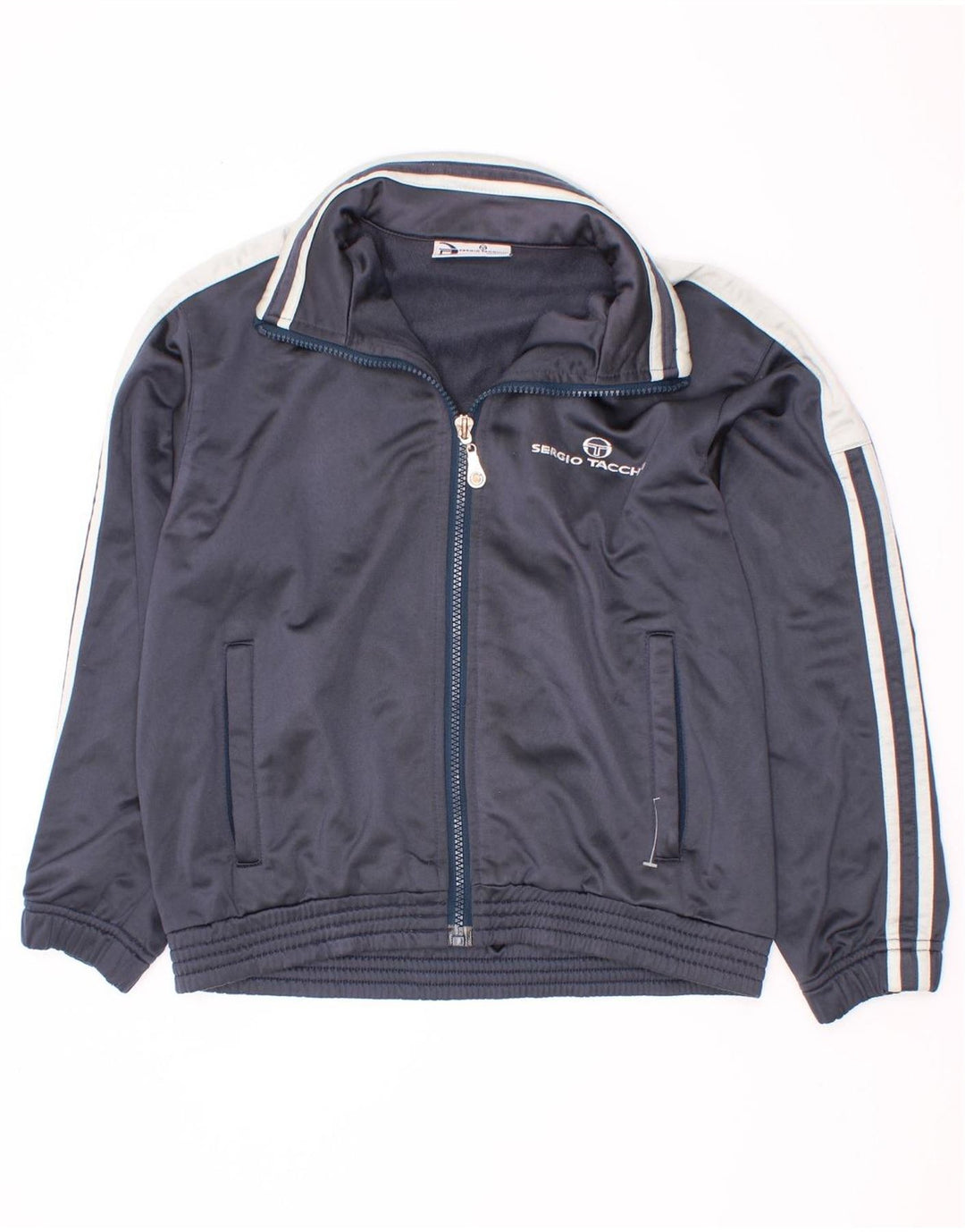 Sergio Tacchini Veste de survêtement pour garçon 11-12 ans Bleu marine moyen