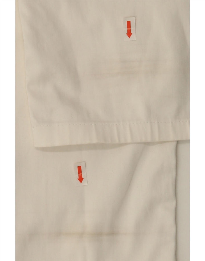 Zara Pantalon décontracté slim pour homme EU 40 Medium W31 L29 Blanc