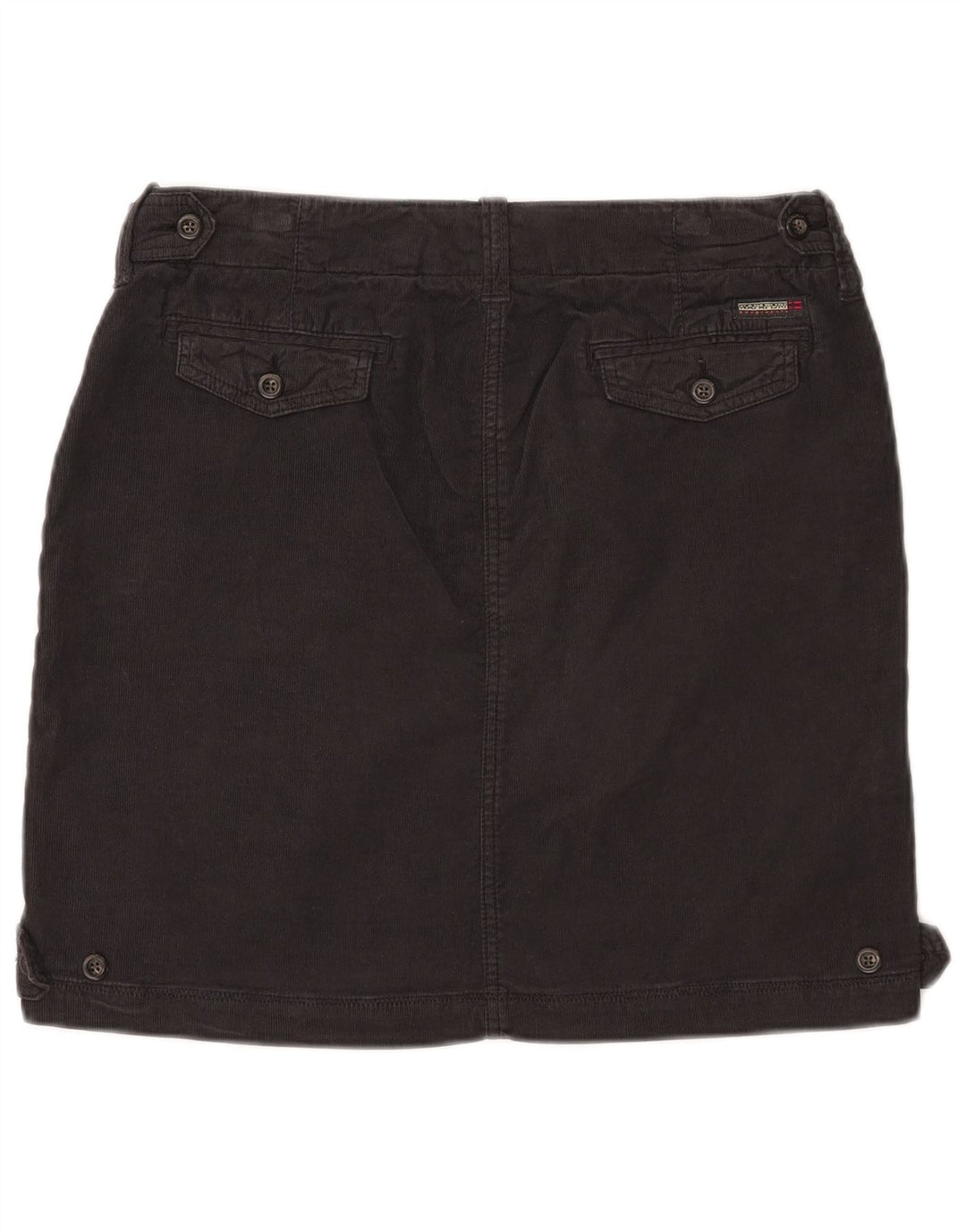 NAPAPIJRI Jupe géographique en velours côtelé pour femme IT 44 Medium W32 Coton noir