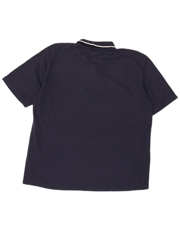 Umbro Polo Homme 2XL Bleu Marine Polyester