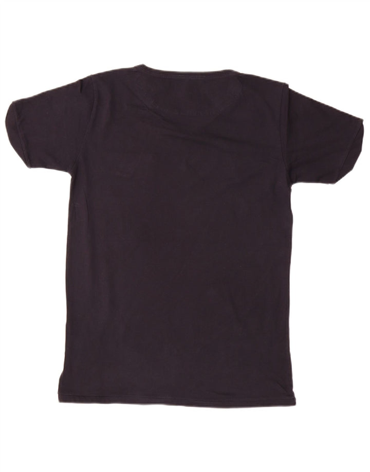 WOOLRICH Boys T-Shirt Top 13-14 Years Navy Blue Cotton