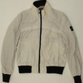 REFRIGIWEAR Womens Rain Jacket UK 16 Large Off White Nylon Vintage Refrigiwear and Second-Hand Refrigiwear from Messina Hembry 