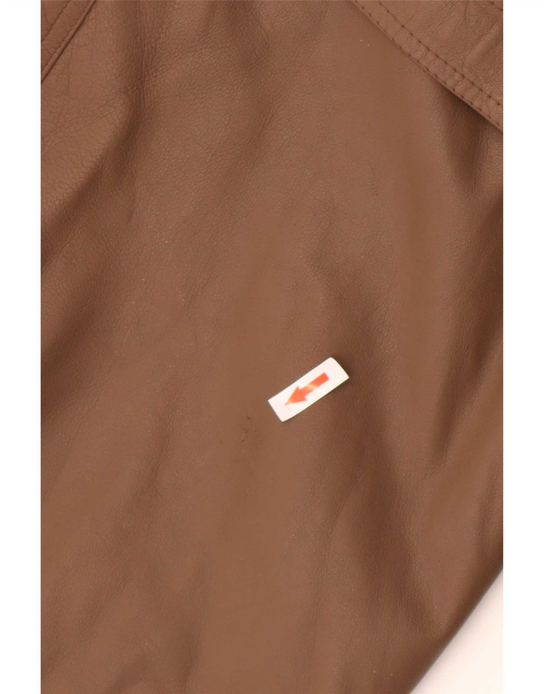 manteau en cuir homme vintage UK 36 Petit Marron