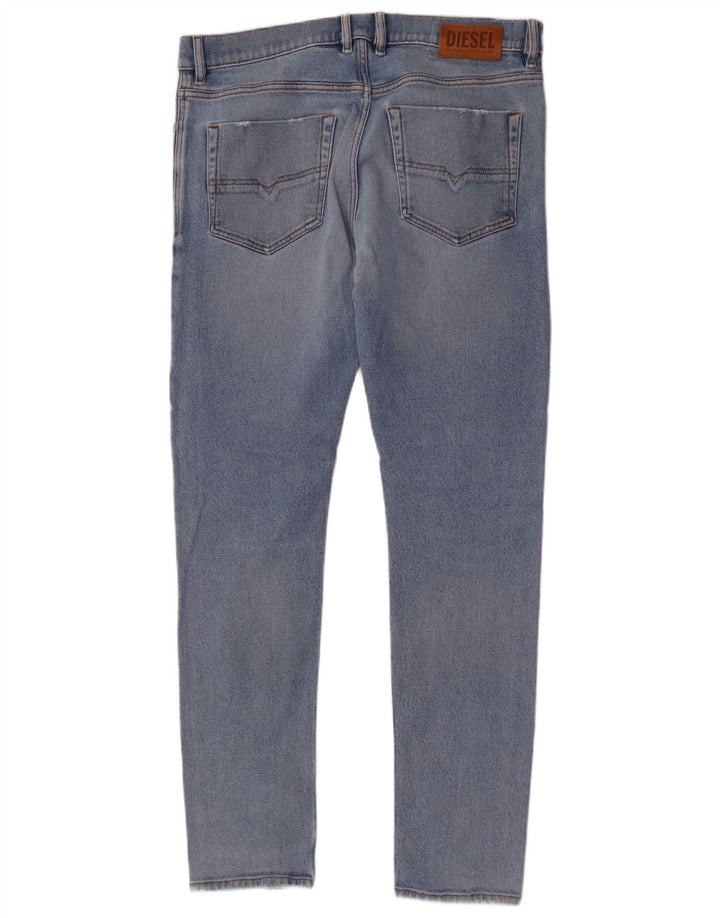 Diesel Jean Slim Homme W34 L34 Bleu Coton