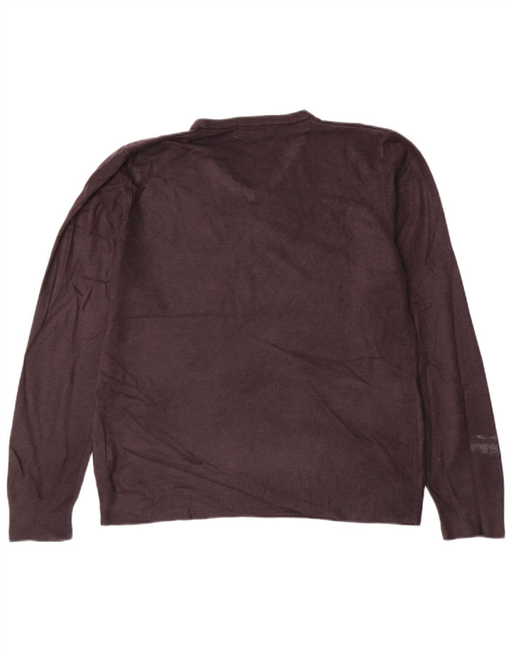 MARKS & SPENCER Pull Blue Harbor Col V Homme Noir Moyen