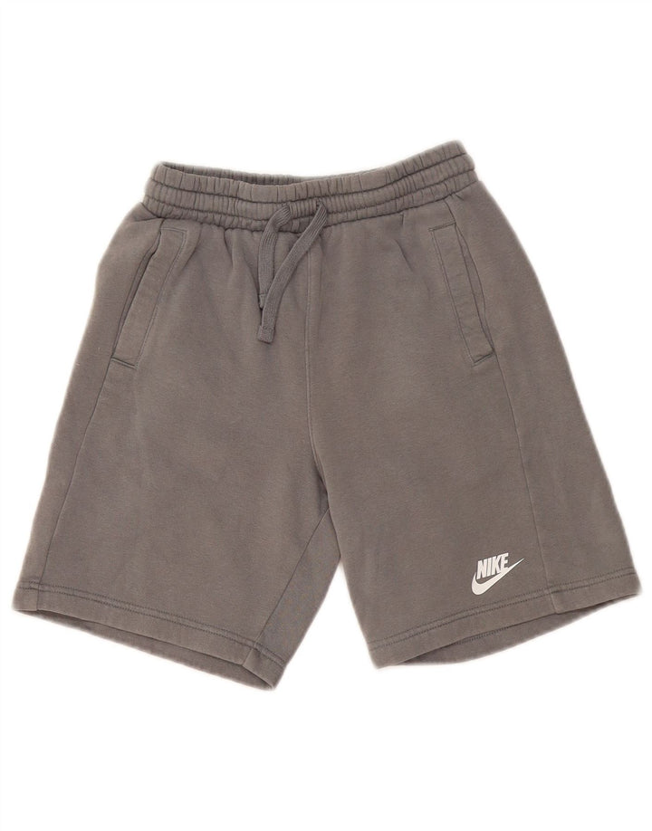NIKE Short de sport garçon 10-11 ans gris coton