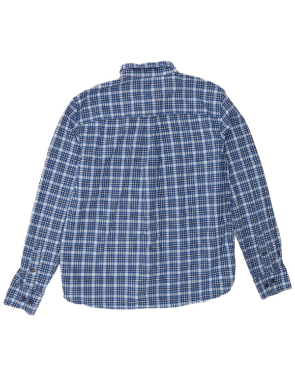 Chemise Homme Fat Face Grand Carreau Bleu Coton