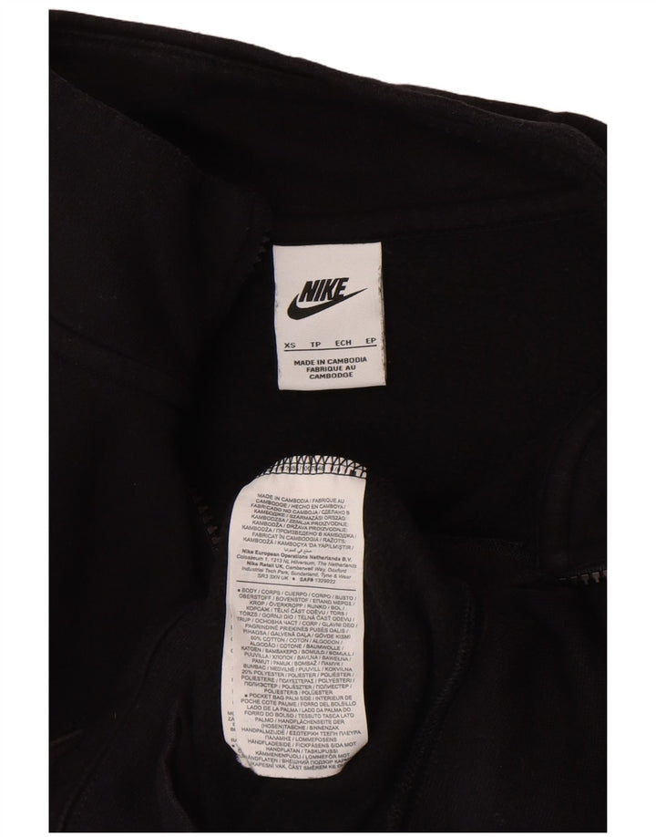 Nike Veste de survêtement pour homme XS en coton color block Noir