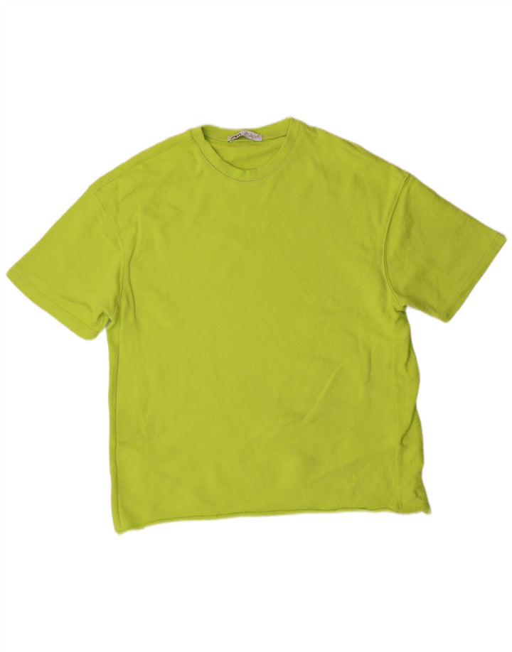 ZARA T-Shirt Homme Grand Vert