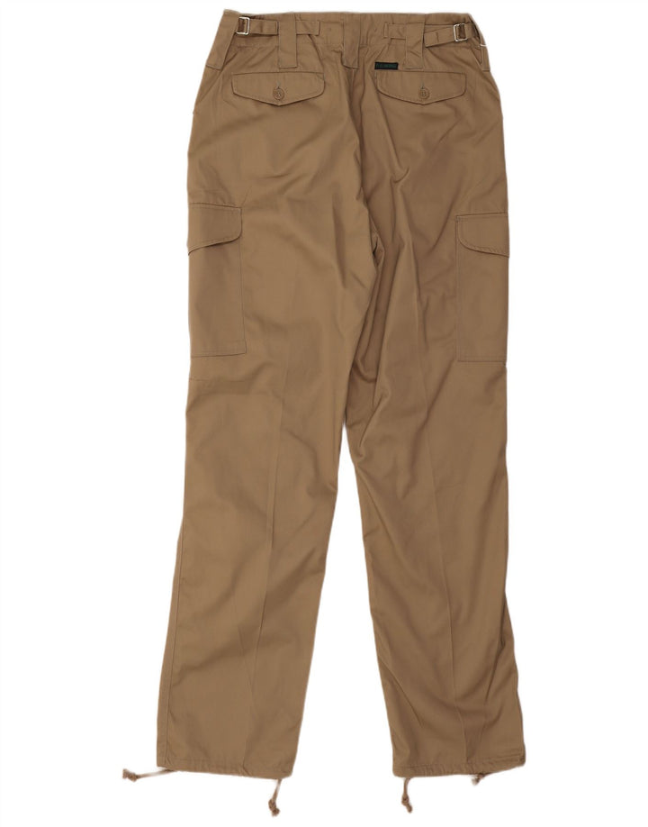 Pantalon cargo droit vintage pour homme W32 L32 Beige Polyester