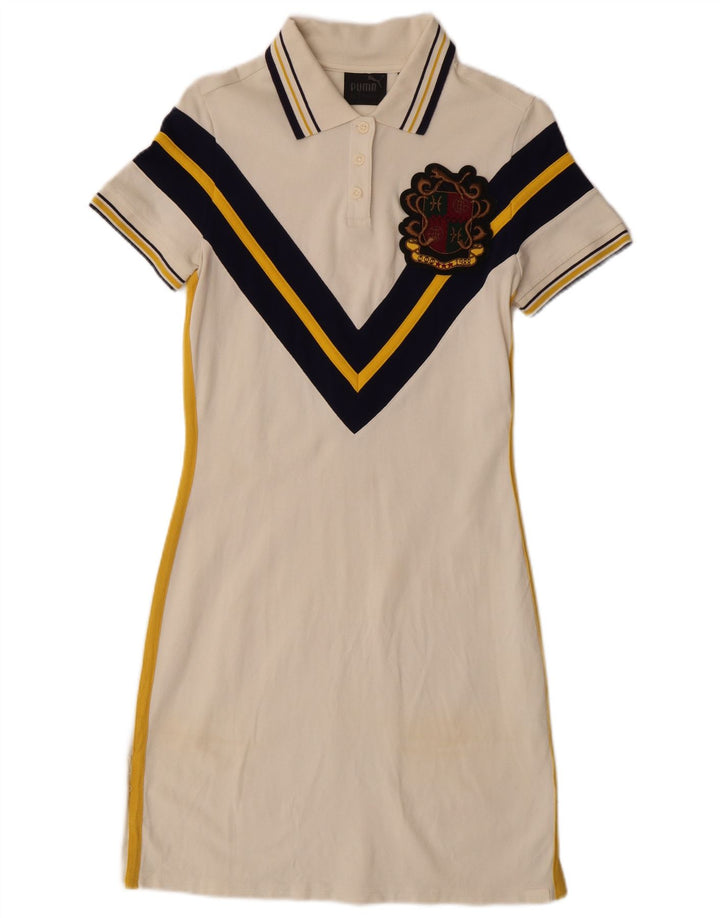 Puma Robe Polo Femme UK 12 Beige Moyen