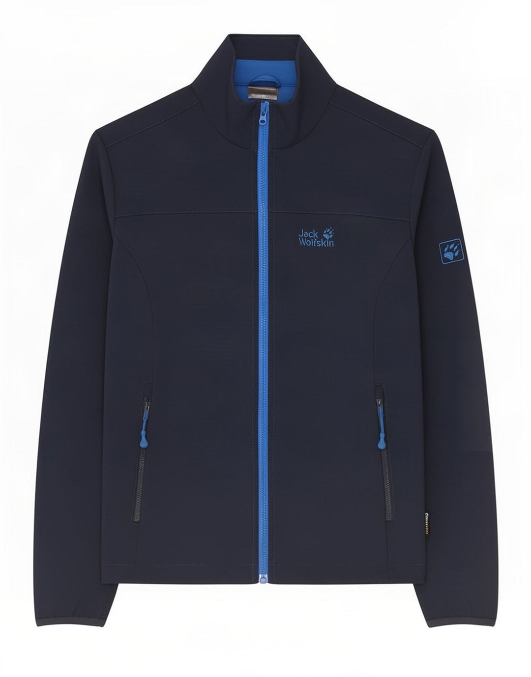 Jack Wolfskin Veste de survêtement pour homme UK 36/38 Bleu marine moyen Polyester
