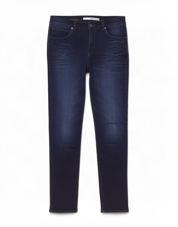 Dkny Jean skinny femme W33 L33 coton bleu marine
