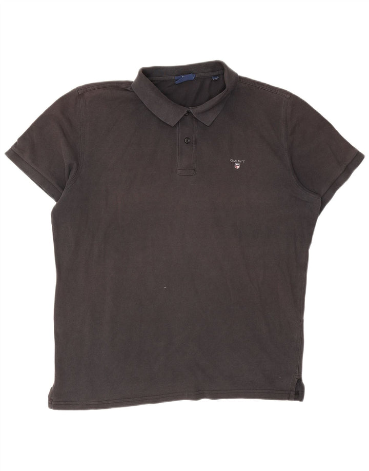 Gant Polo Regular Homme XL Gris Coton