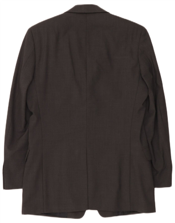 Hugo Boss Veste blazer à 3 boutons pour homme EU 44 XS Gris laine vierge