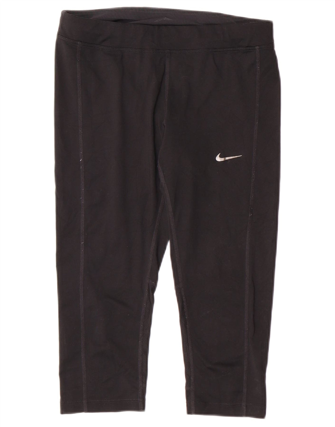 Nike Legging Capri Dri Fit pour femme UK 10 Petit Noir Polyester Sports
