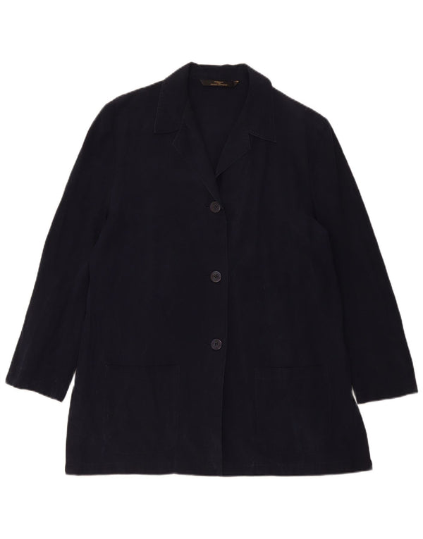 Marks & Spencer Veste blazer St. Michael pour femme UK 14 Large Bleu marine