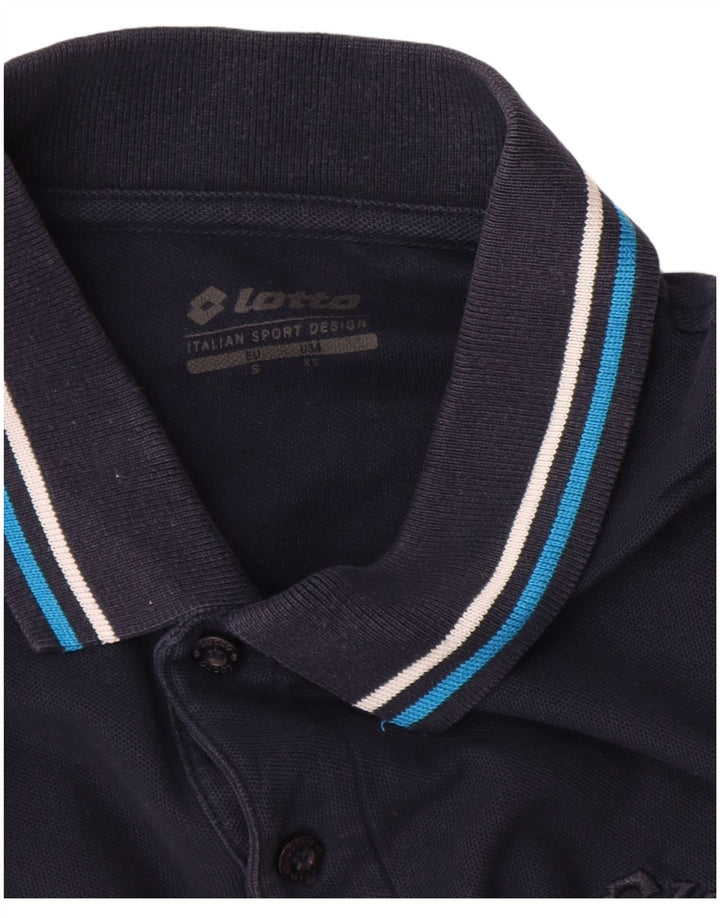 Lotto Polo Homme Petit Bleu Marine
