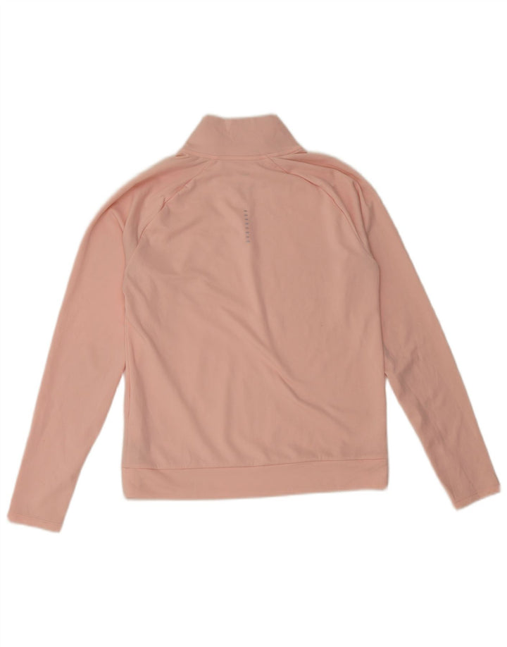 Nike Haut de survêtement surdimensionné à col zippé pour femme UK 6 XS Rose