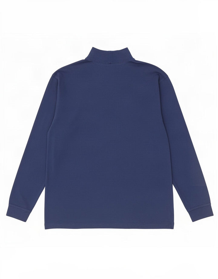 L.L.Bean Haut Homme Manches Longues Grand Coton Bleu Marine