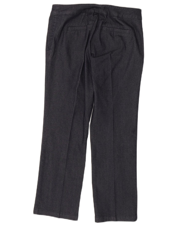 MAX & CO. Pantalon décontracté droit taille basse pour femme W30 L26 Bleu marine