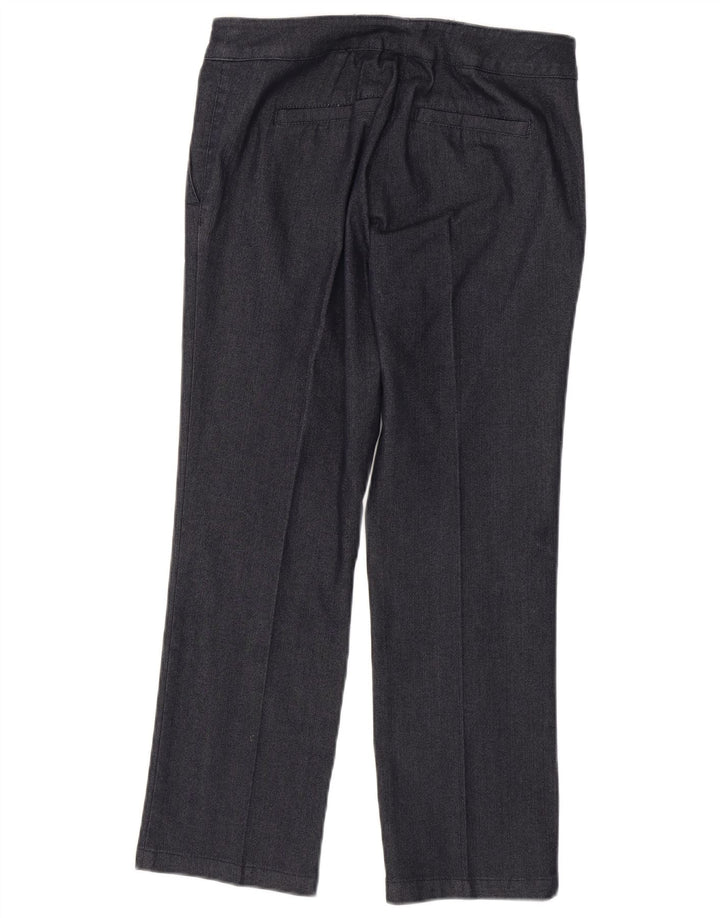 MAX & CO. Pantalon décontracté droit taille basse pour femme W30 L26 Bleu marine