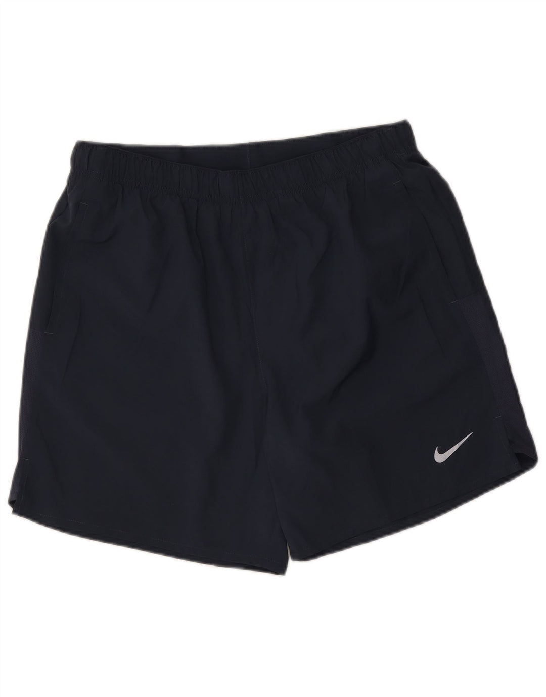 Nike Short de sport Dri Fit pour homme en polyester bleu marine Taille L