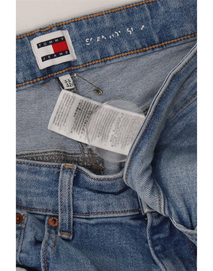 Tommy Hilfiger Jean Slim Homme W33 L32 Bleu Coton