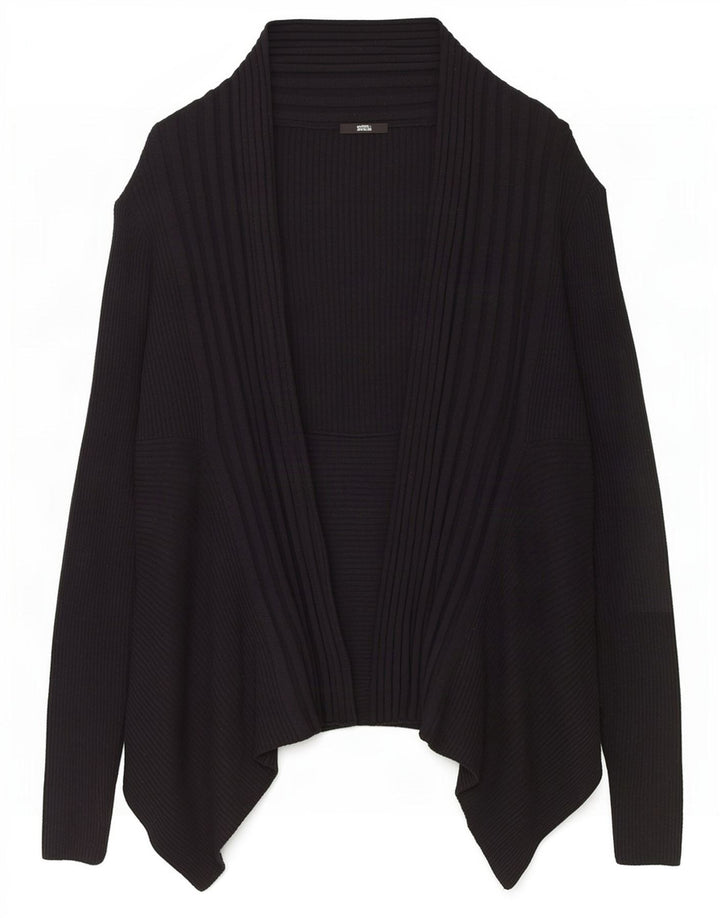 Marks & Spencer Pull cardigan asymétrique pour femme UK 16 Large Noir