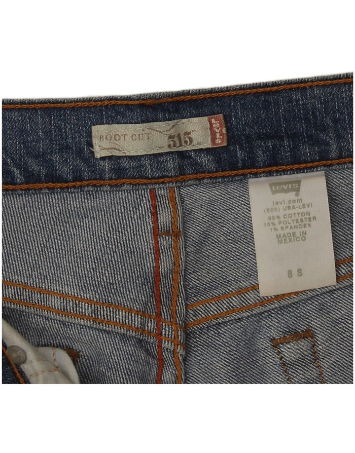 Levi's Jean Bootcut 515 Femme US 8 Medium W32 L30 Bleu Coton