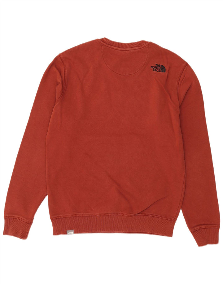 The North Face Sweat-shirt graphique pour homme en coton bordeaux moyen