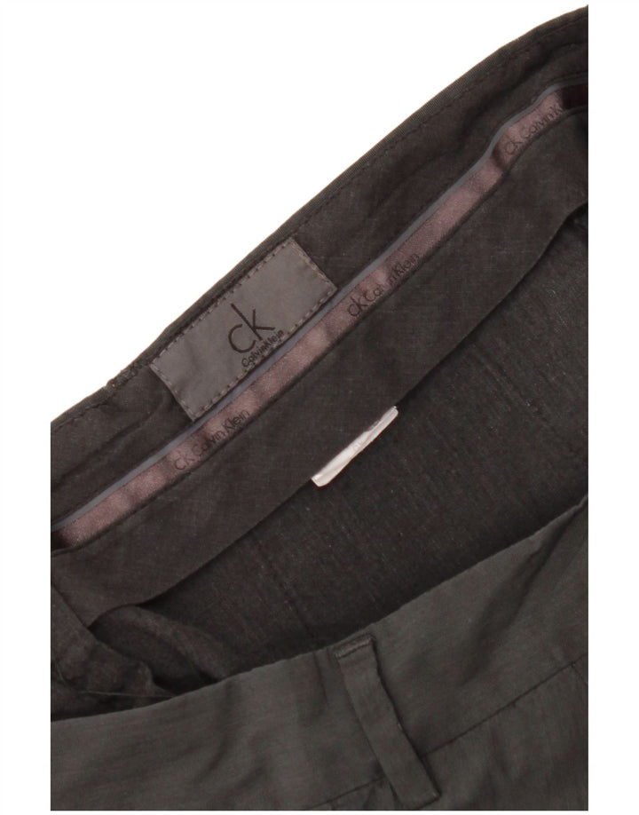 CALVIN KLEIN Pantalon Chino Slim Homme W32 L28 Gris