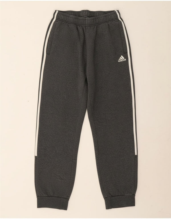 Adidas Pantalon de survêtement pour homme en coton moucheté gris moyen