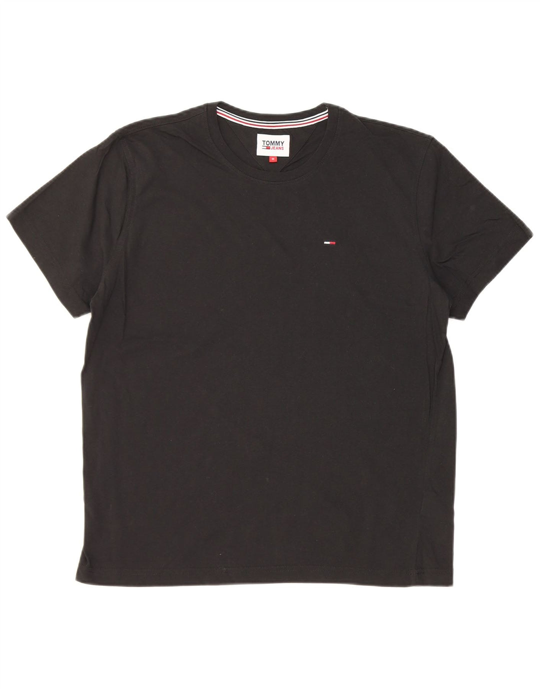 Tommy Hilfiger T-Shirt Homme Noir Moyen Coton