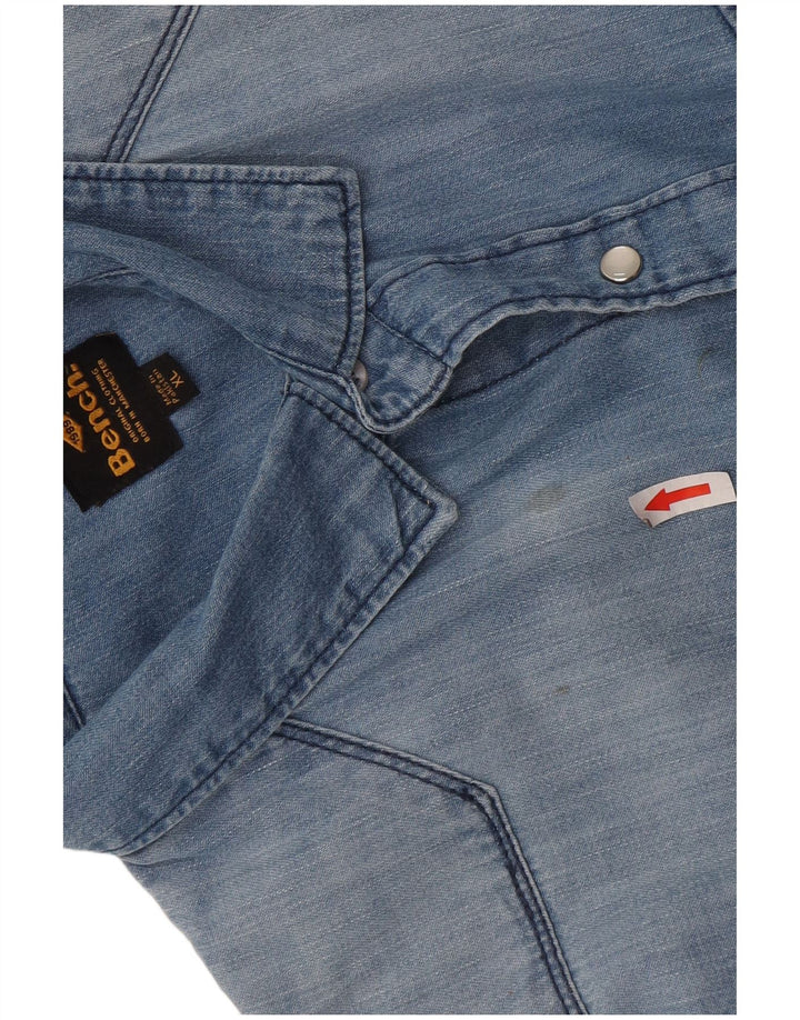 Bench Chemise En Jean Homme XL Bleu Coton