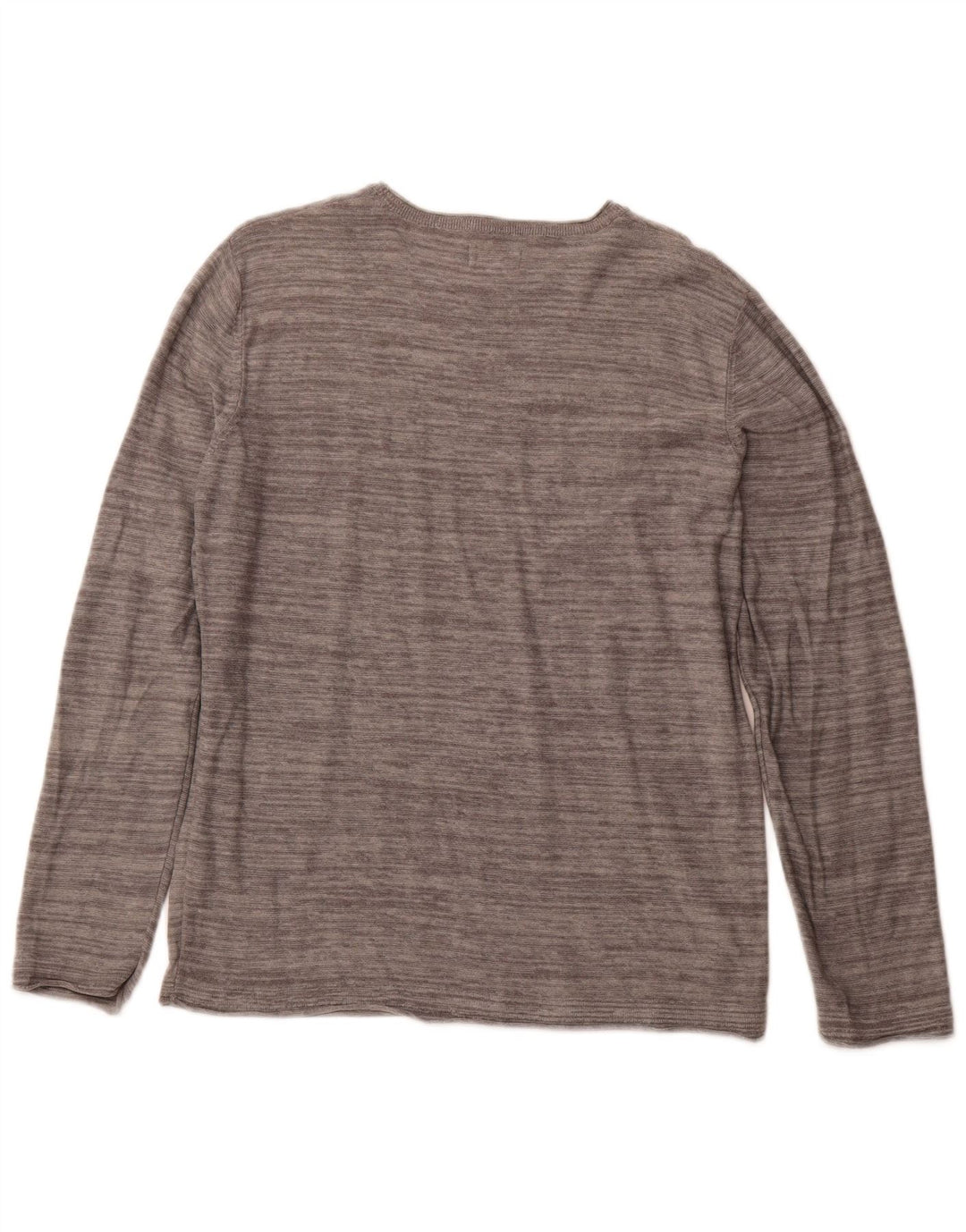 JACK & JONES Haut Homme Manches Longues Large Gris Coton