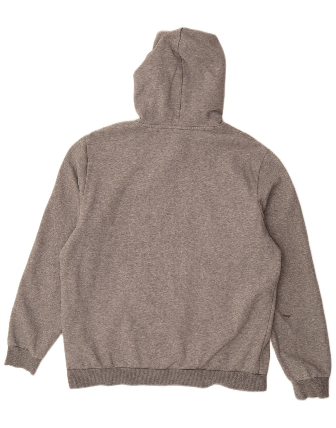 Puma Pull à capuche graphique pour homme, grand, gris, coton