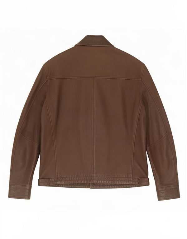 Dallas Veste en cuir pour homme IT 50 Large Marron