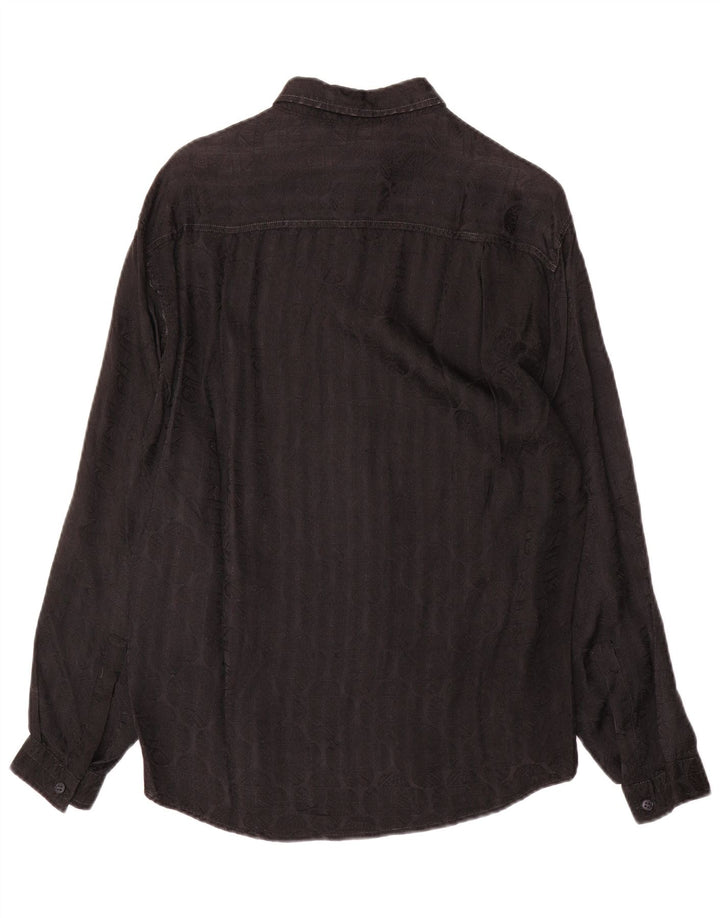 Chemise Homme Azzurra Small Noir Géométrique