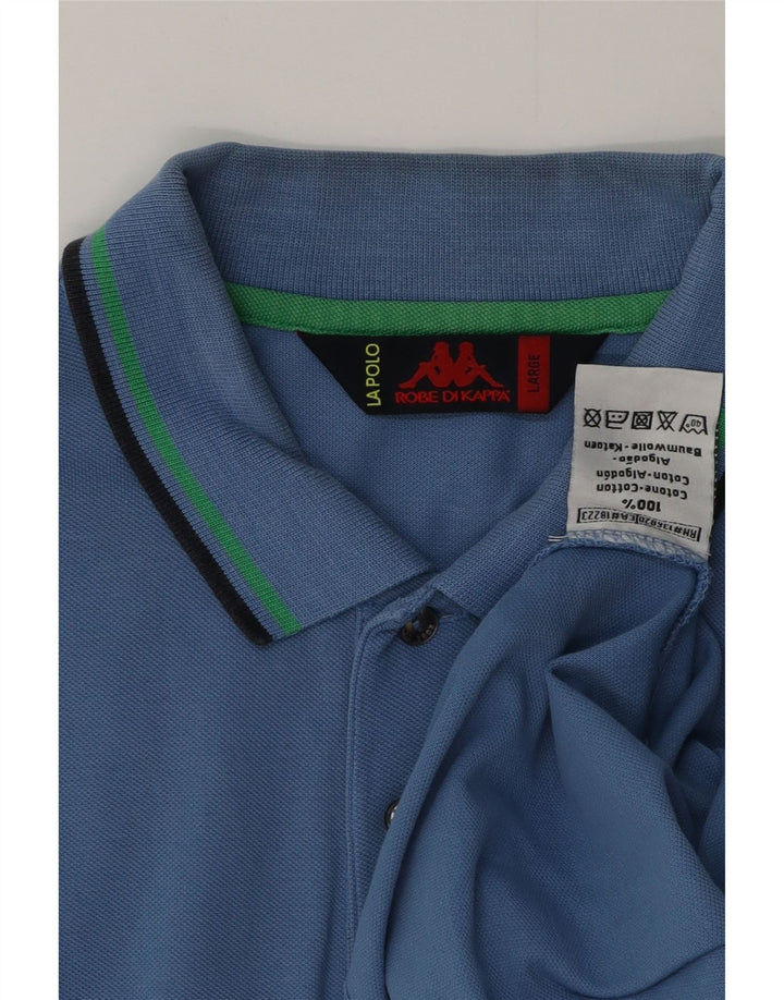 KAPPA Polo Homme Grand Bleu Coton