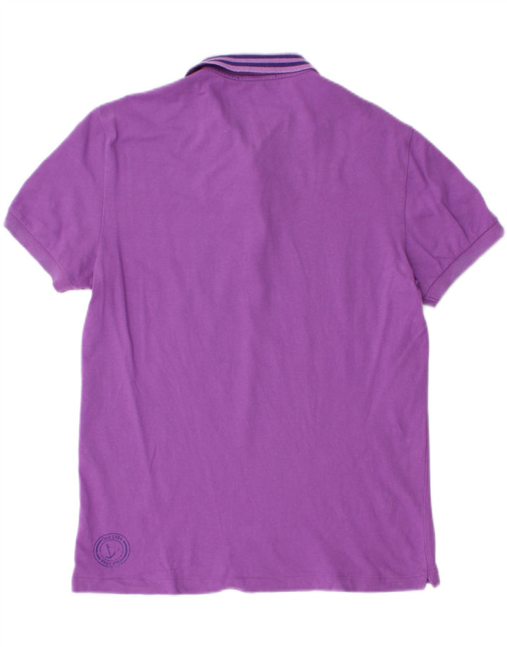 Gas Polo Homme Petit Violet Coton