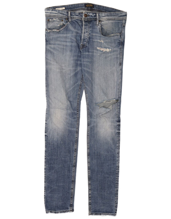 Jack & Jones Jean Slim GLENN Homme W33 L34 Bleu Coton