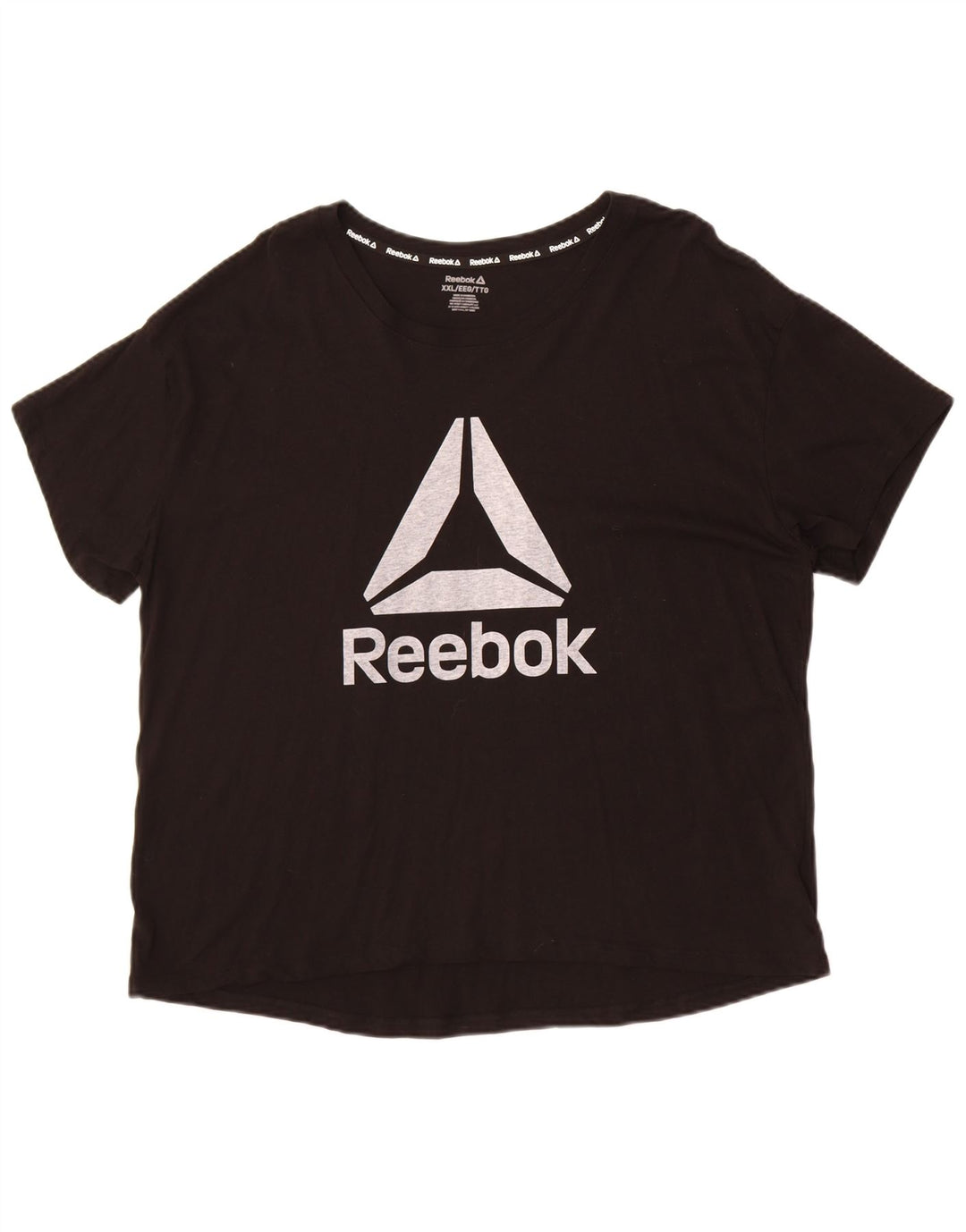 Reebok T-Shirt Graphique Homme Top 2XL Noir Coton