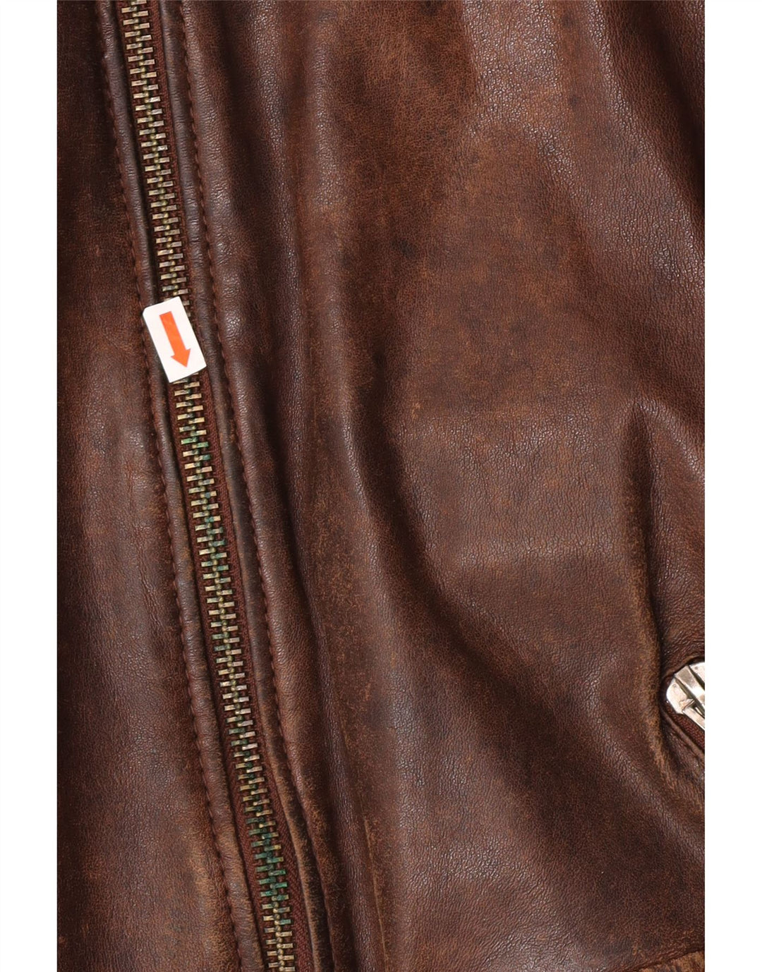 Be Edgy Veste en cuir pour homme UK 38 Cuir marron moyen