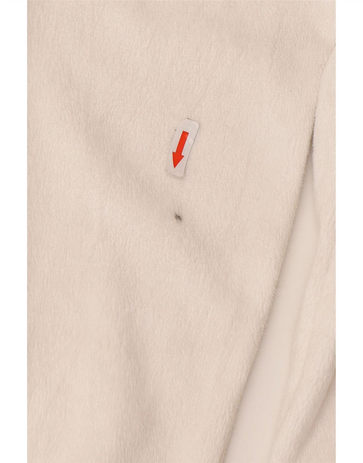 Fila Veste polaire pour femme UK 16 Large Blanc Colorblock Polyester