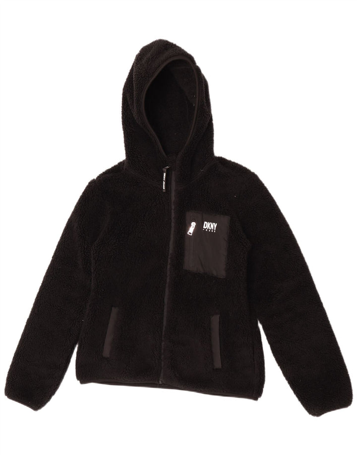 Dkny Veste Polaire Fille 14-15 ans Large Noir Polyester