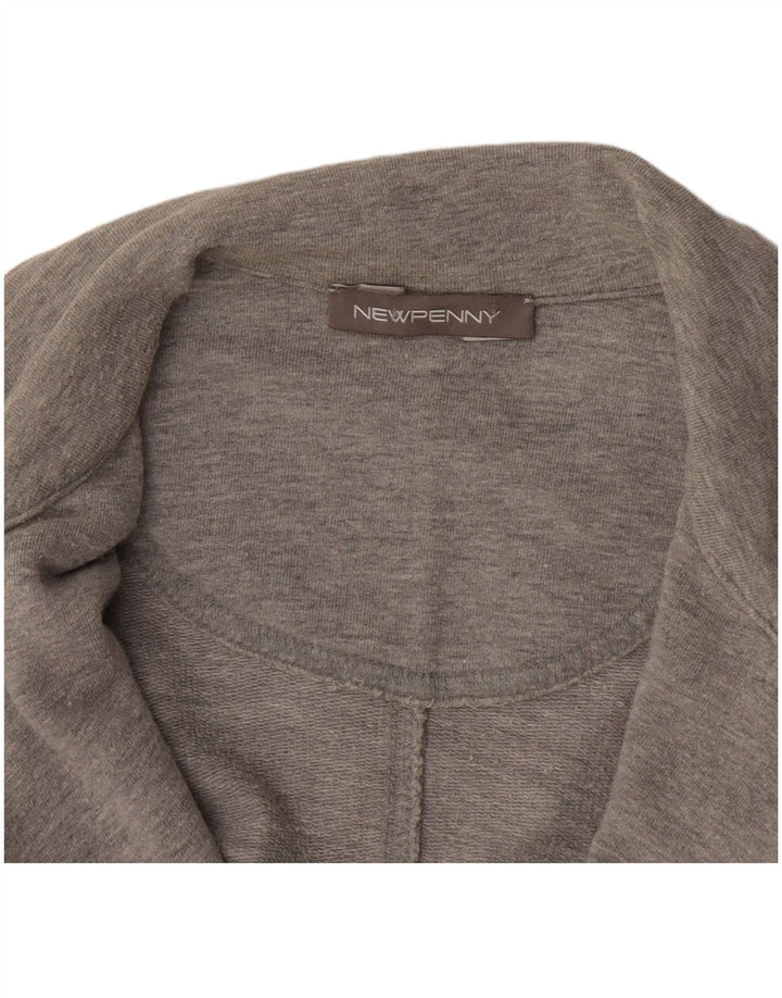 NEW PENNY Veste blazer à 2 boutons pour femme UK 10 Small Gris