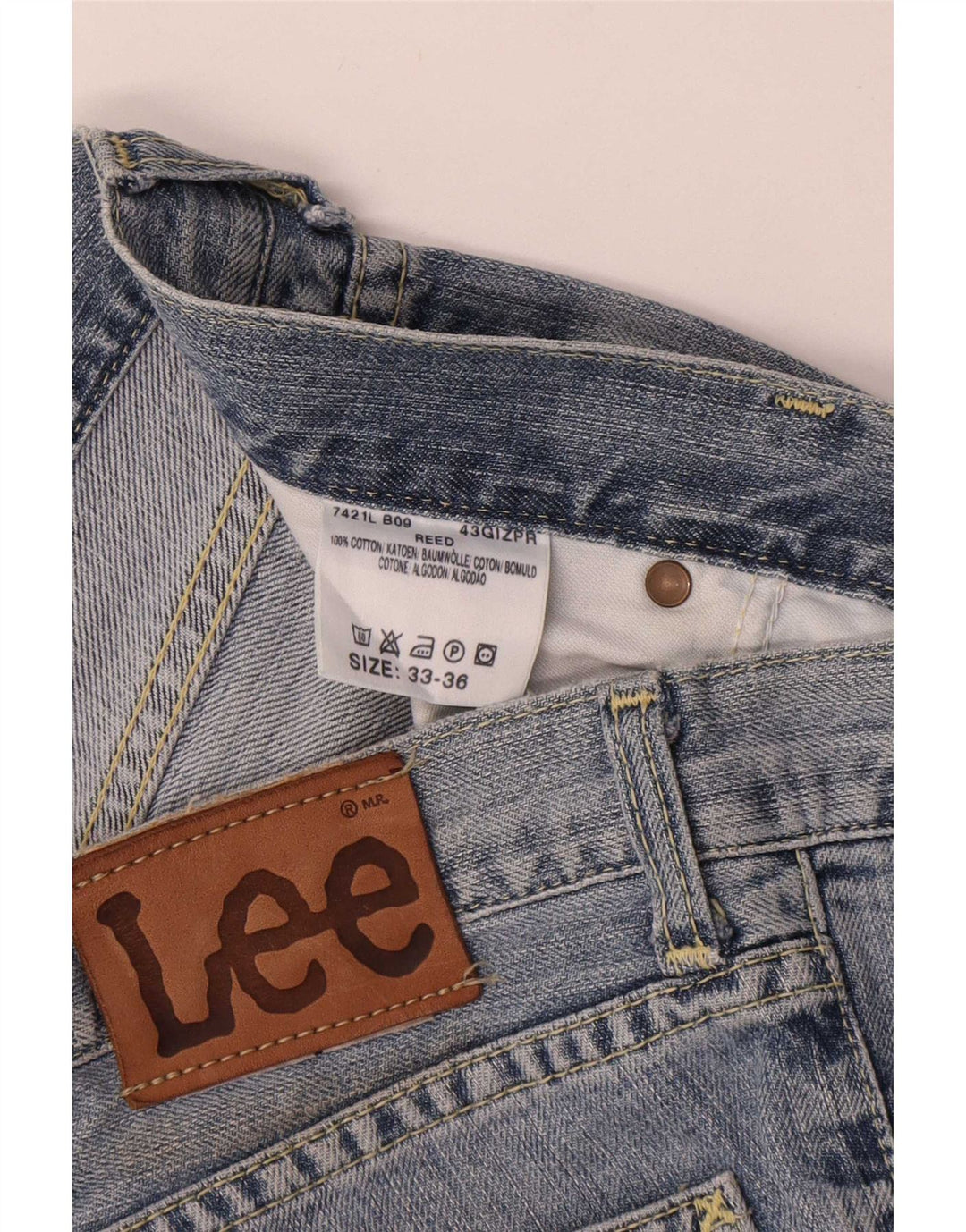 Lee Femme REED Bootcut Jean W33 L36 Bleu Coton