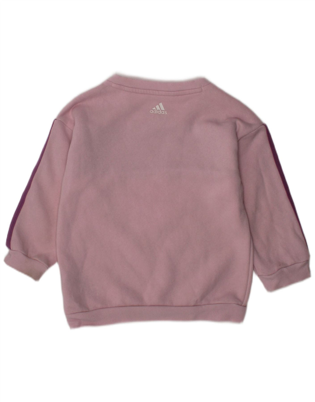 ADIDAS Sweat-shirt graphique pour bébé fille 9-12 mois Rose Colourblock